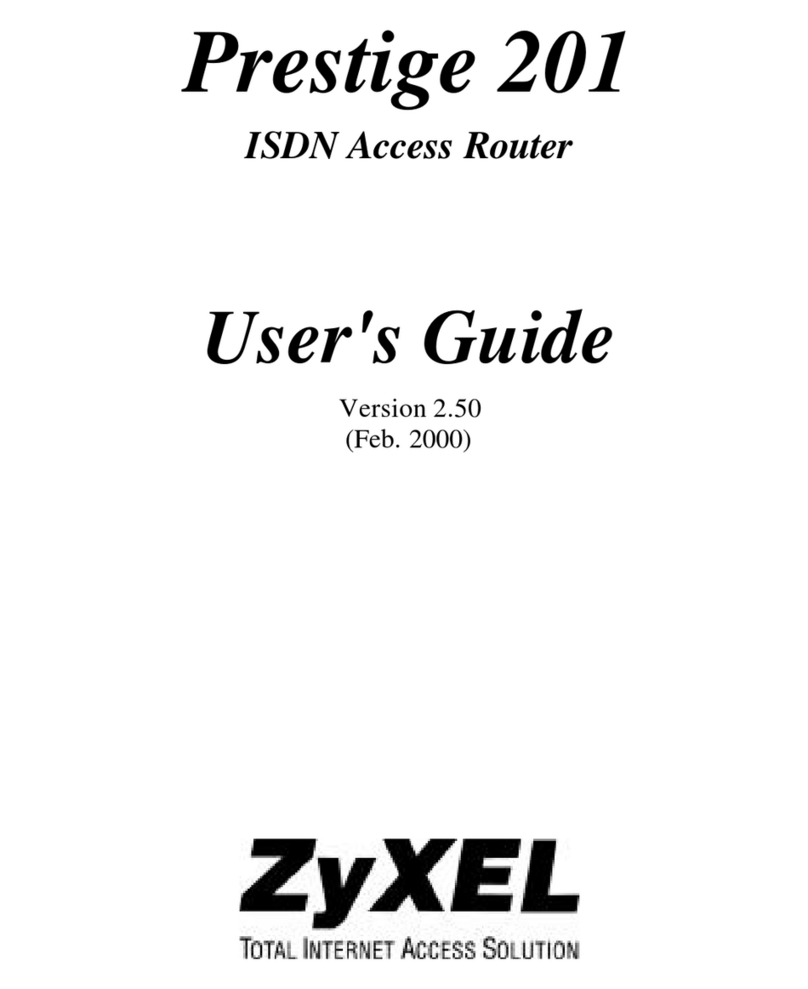 ZyXEL Communications P-202 User manual