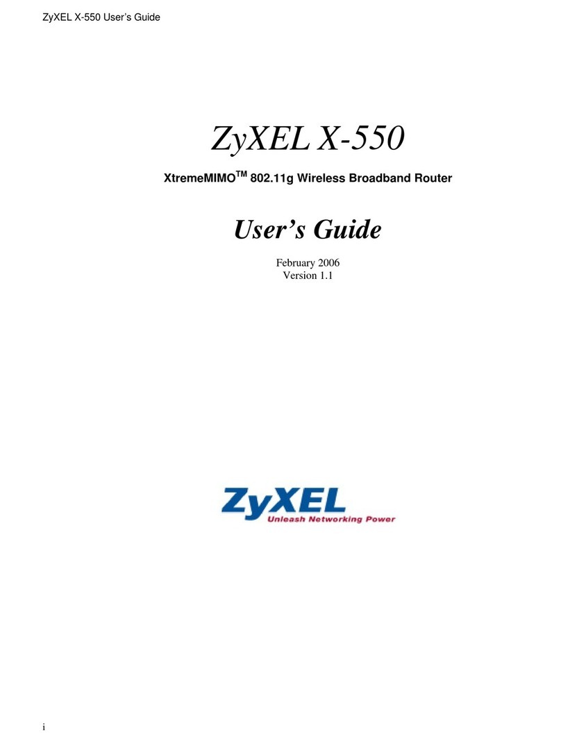 ZyXEL Communications XTREMEMIMO X-550 user guide