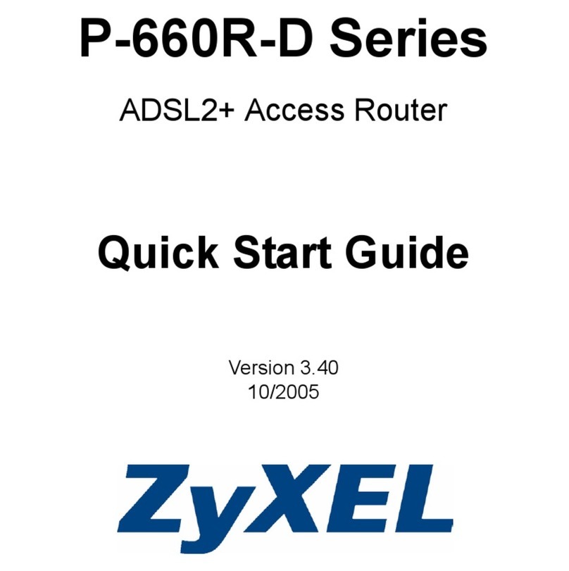 ZyXEL Communications P-660R-D Series User manual