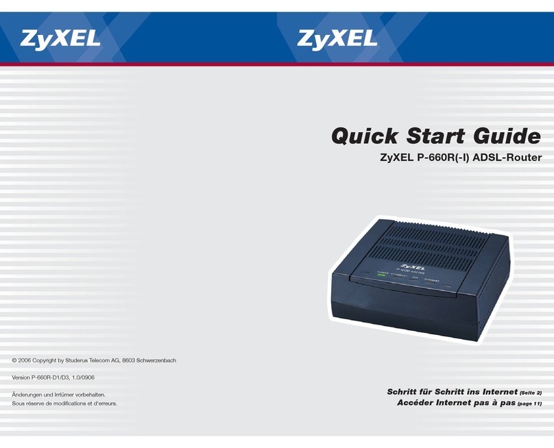 ZyXEL Communications P-660R(-I) User manual