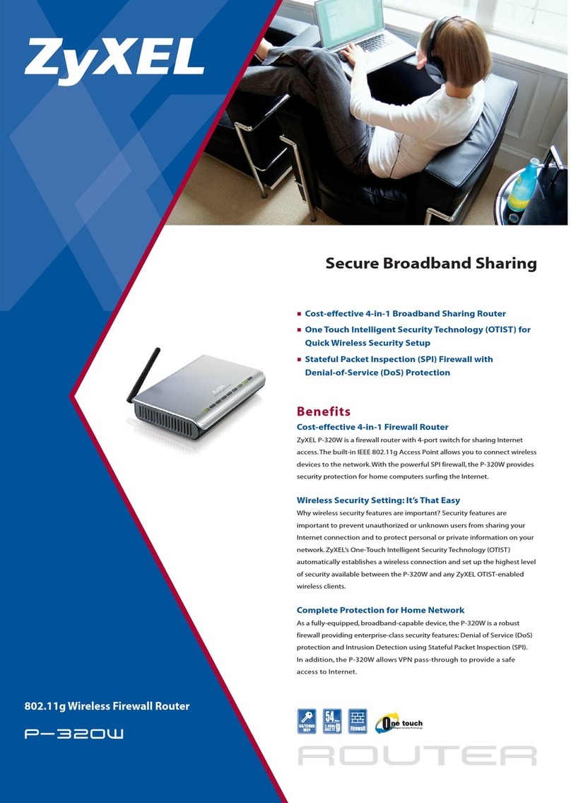 ZyXEL Communications P-320W User manual