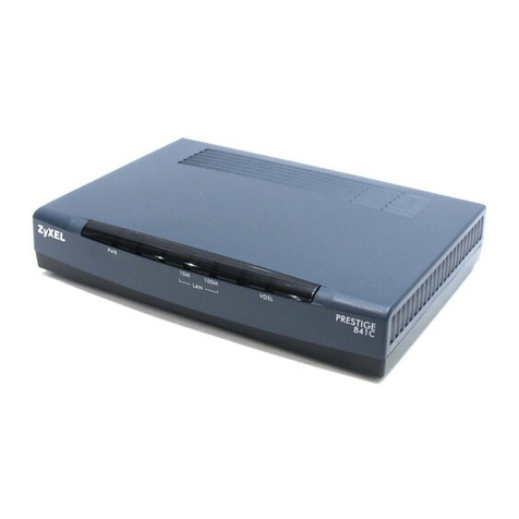ZyXEL Communications P841C user guide