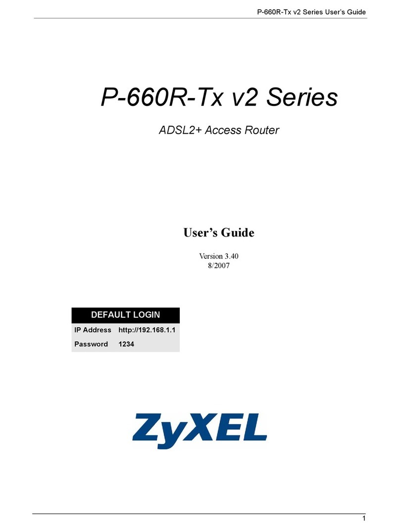 ZyXEL Communications P-660R-Tx v2 Series user guide
