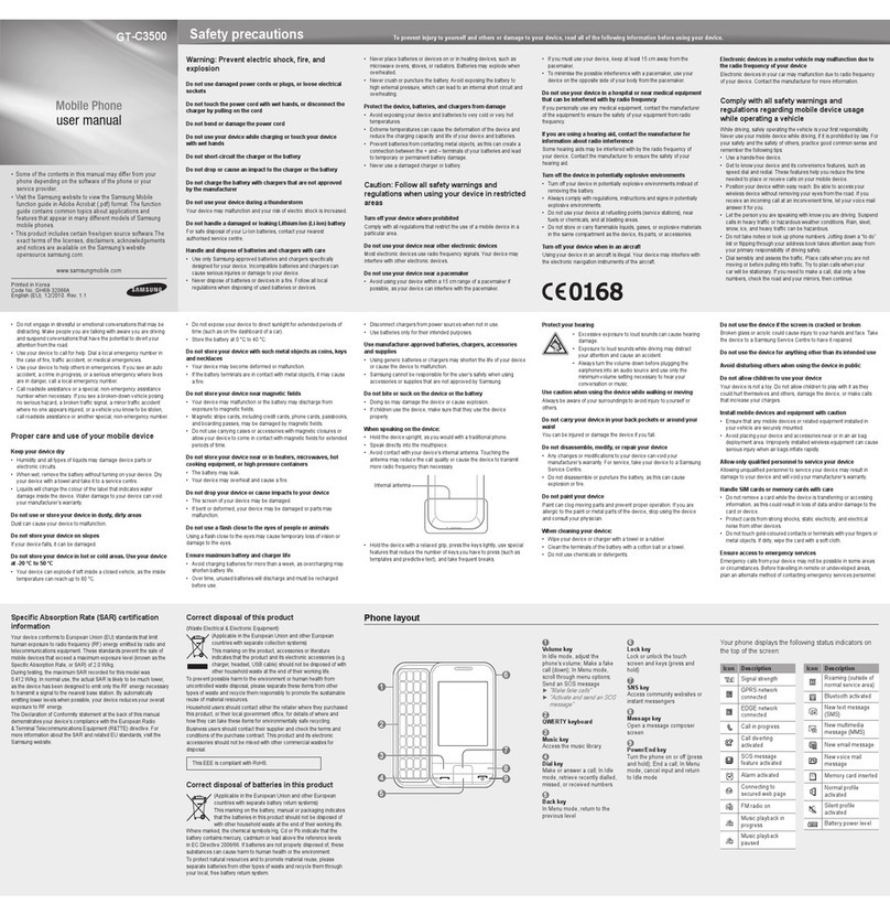 Samsung GT-C3500 User manual