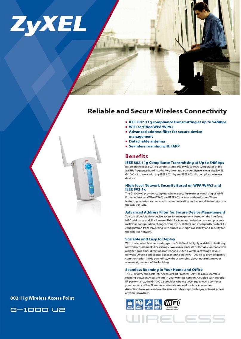 ZyXEL Communications G-1000 V2 User manual ZyXEL Communications G-1000 V2 User manual