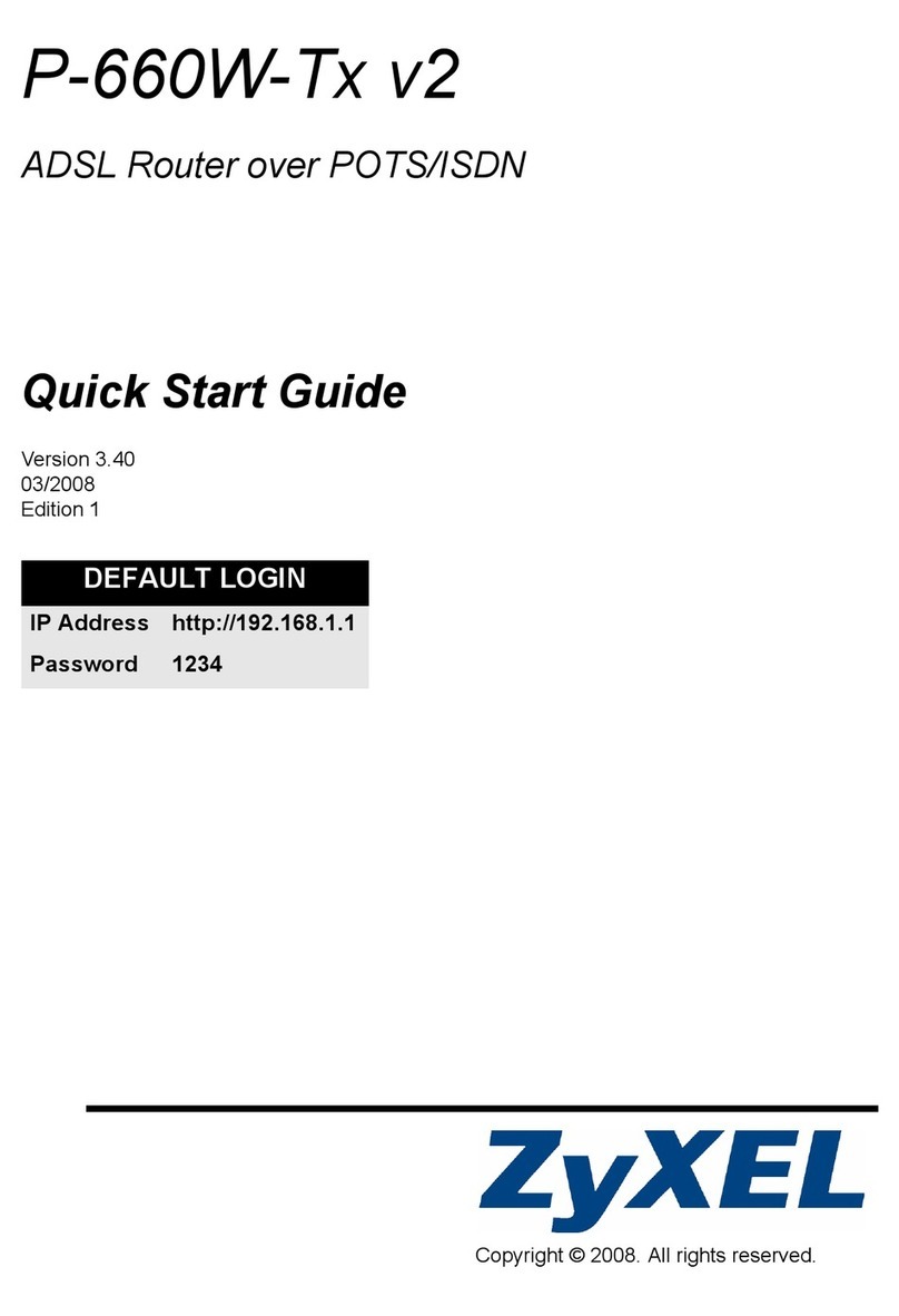 ZyXEL Communications P-660W-Tx v2 User manual