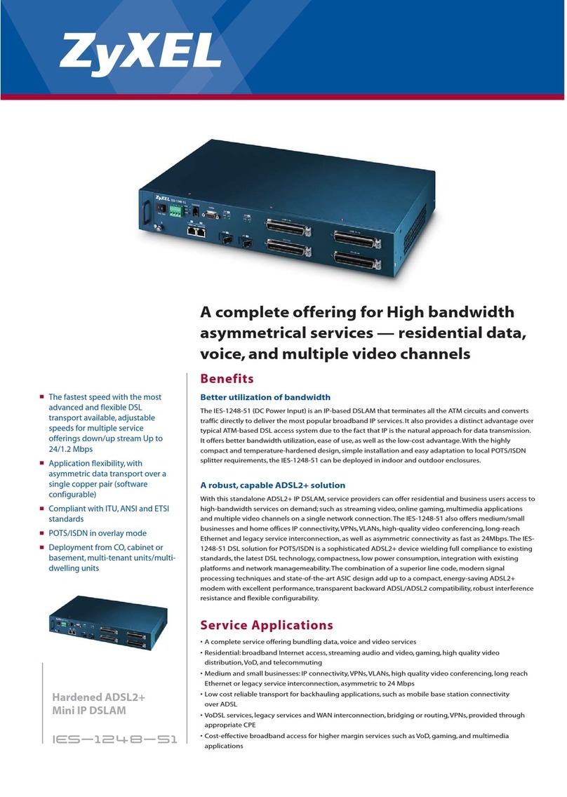 ZyXEL Communications IES-1248-51 User manual