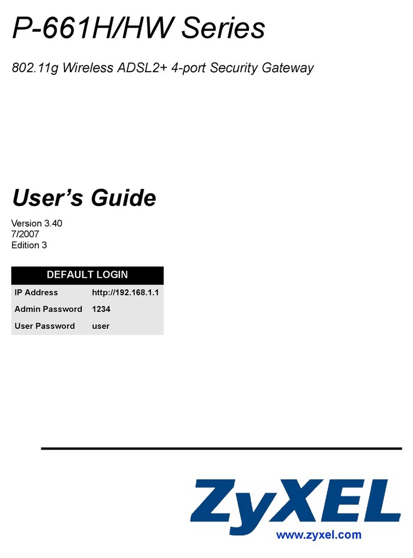 ZyXEL Communications P-661H Series User manual