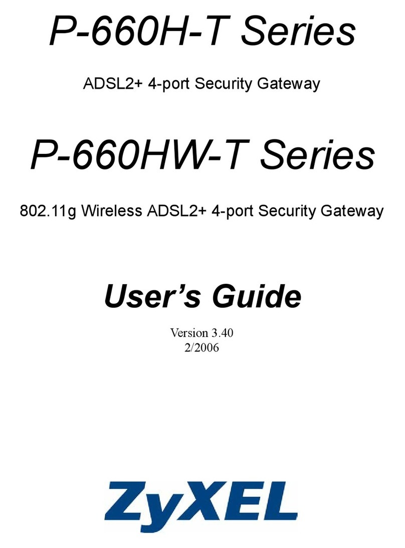 ZyXEL Communications P-660H-T Series User manual