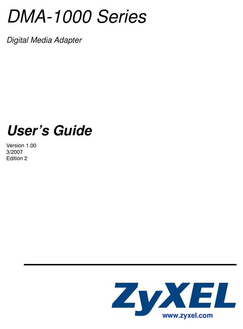 ZyXEL Communications DMA-1000 Series user guide