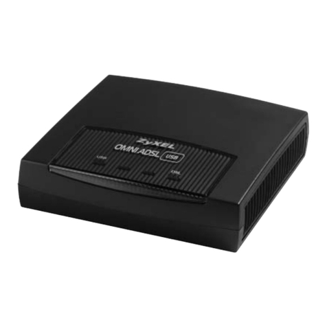 ZyXEL Communications ADSL-Modem User manual