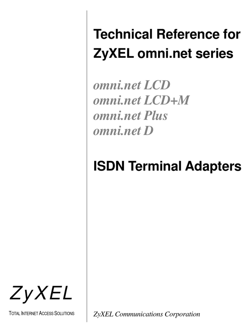 ZyXEL Communications omni.net LCD+M Technical reference