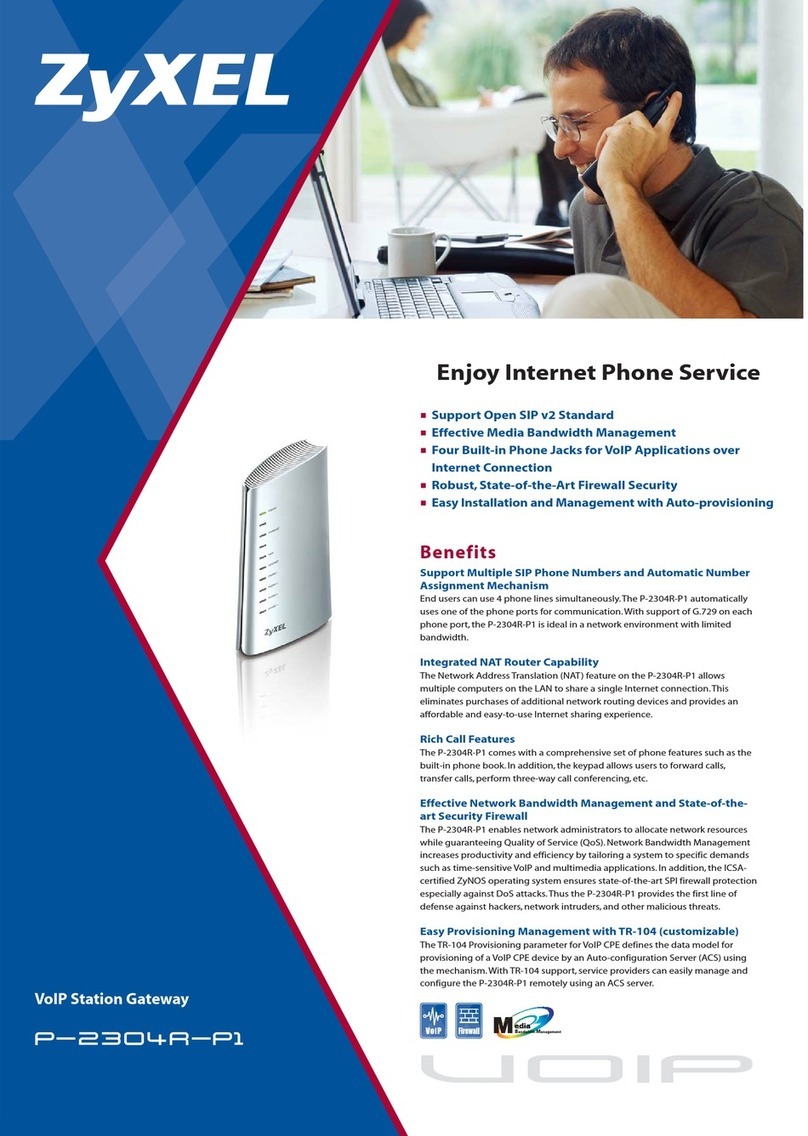 ZyXEL Communications P-2304R-P1 Series User manual