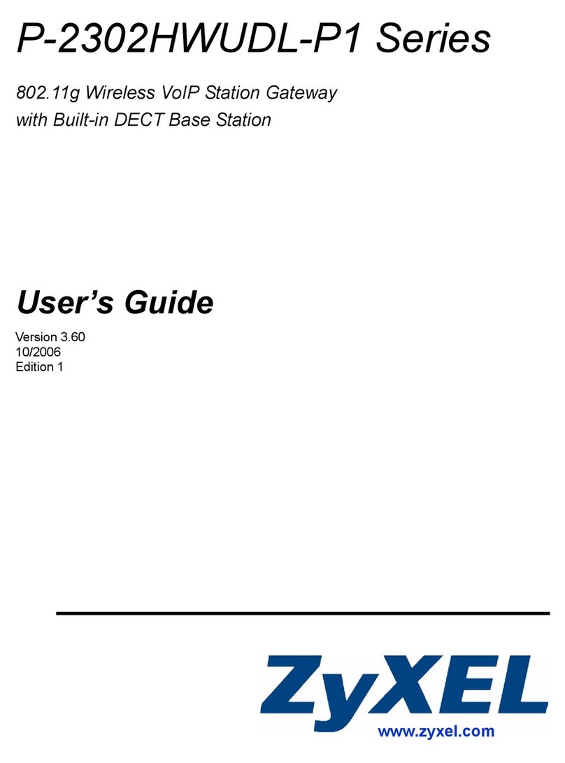 ZyXEL Communications Network Device P-2302 User manual