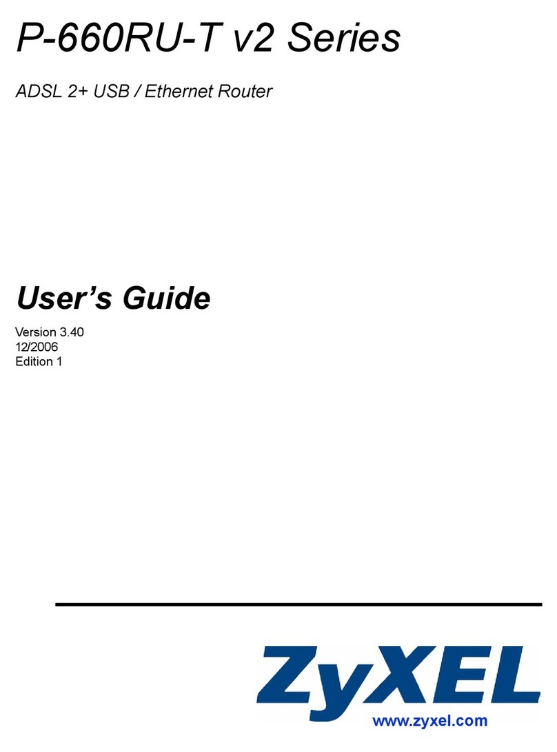 ZyXEL Communications P-660RU-T V2 Series user guide