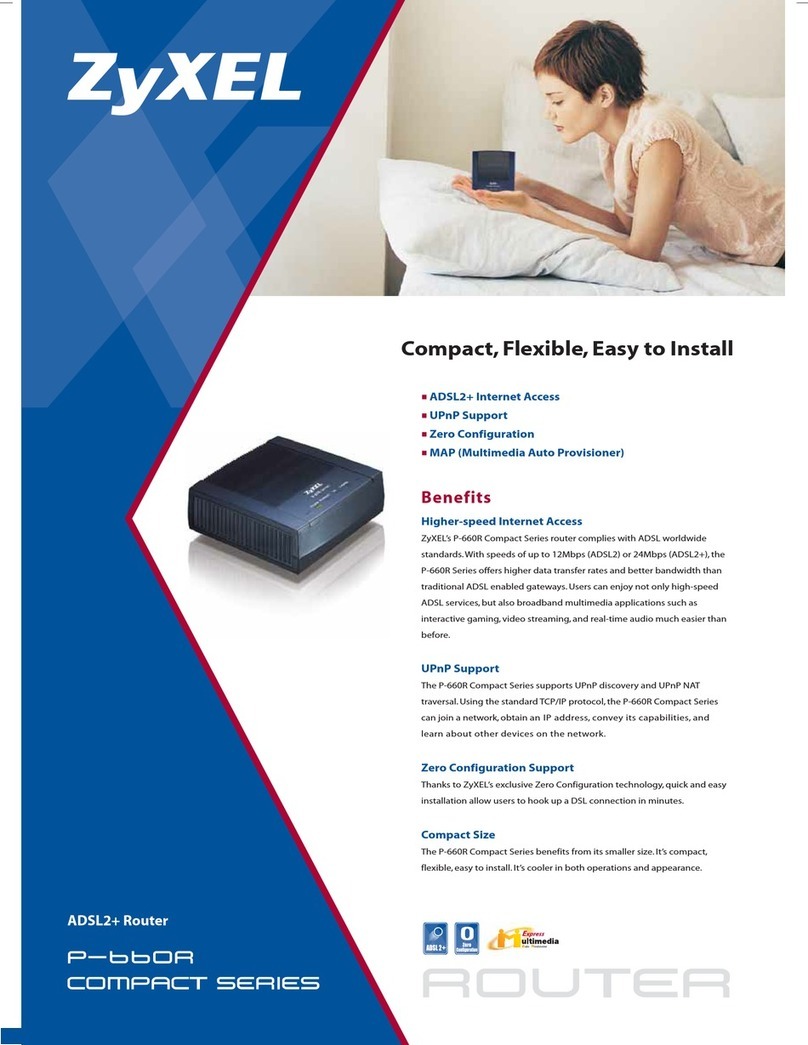 ZyXEL Communications P-660R Specifications