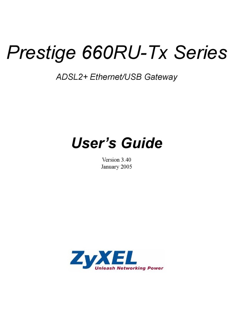 ZyXEL Communications ADSL2+ Ethernet/USB Gateway 660RU-Tx Series user guide