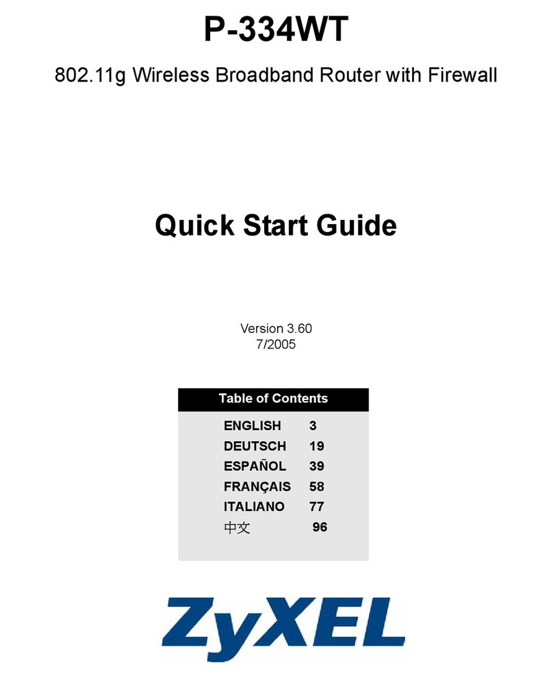 ZyXEL Communications P-334WT User manual