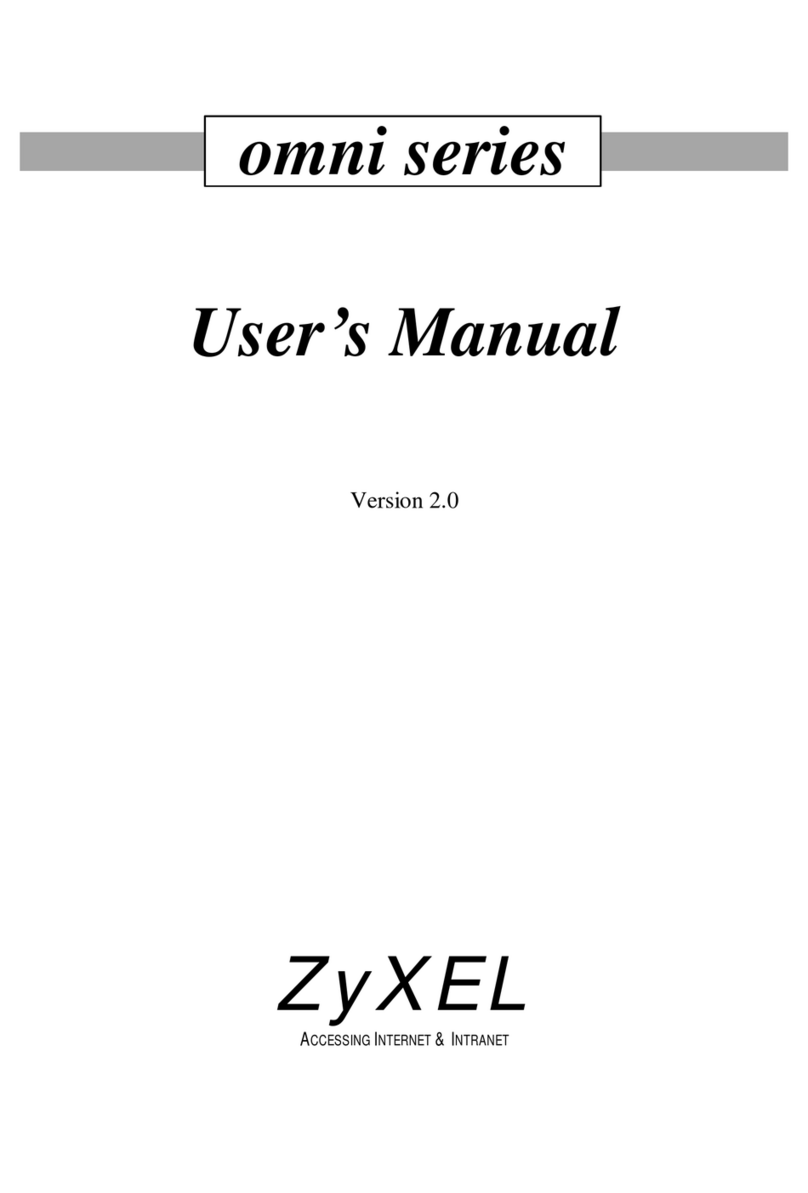 ZyXEL Communications ACCESSING INTERNET & INTRANET omni series User manual