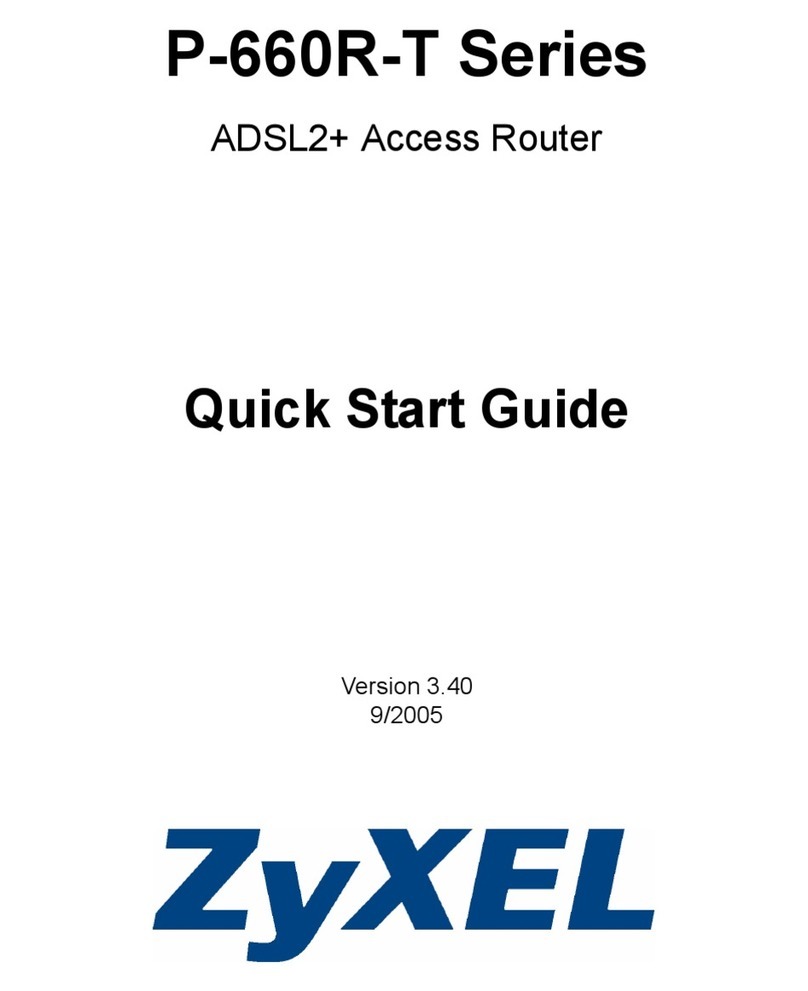 ZyXEL Communications P-660R-T Series quick start guide
