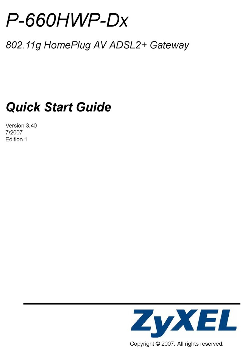 ZyXEL Communications P-660HWP-D1 quick start guide
