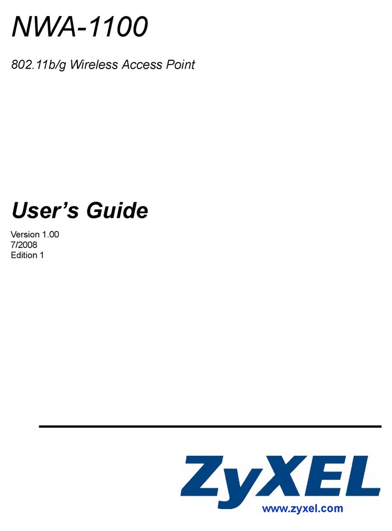 ZyXEL Communications NWA-1100 User manual
