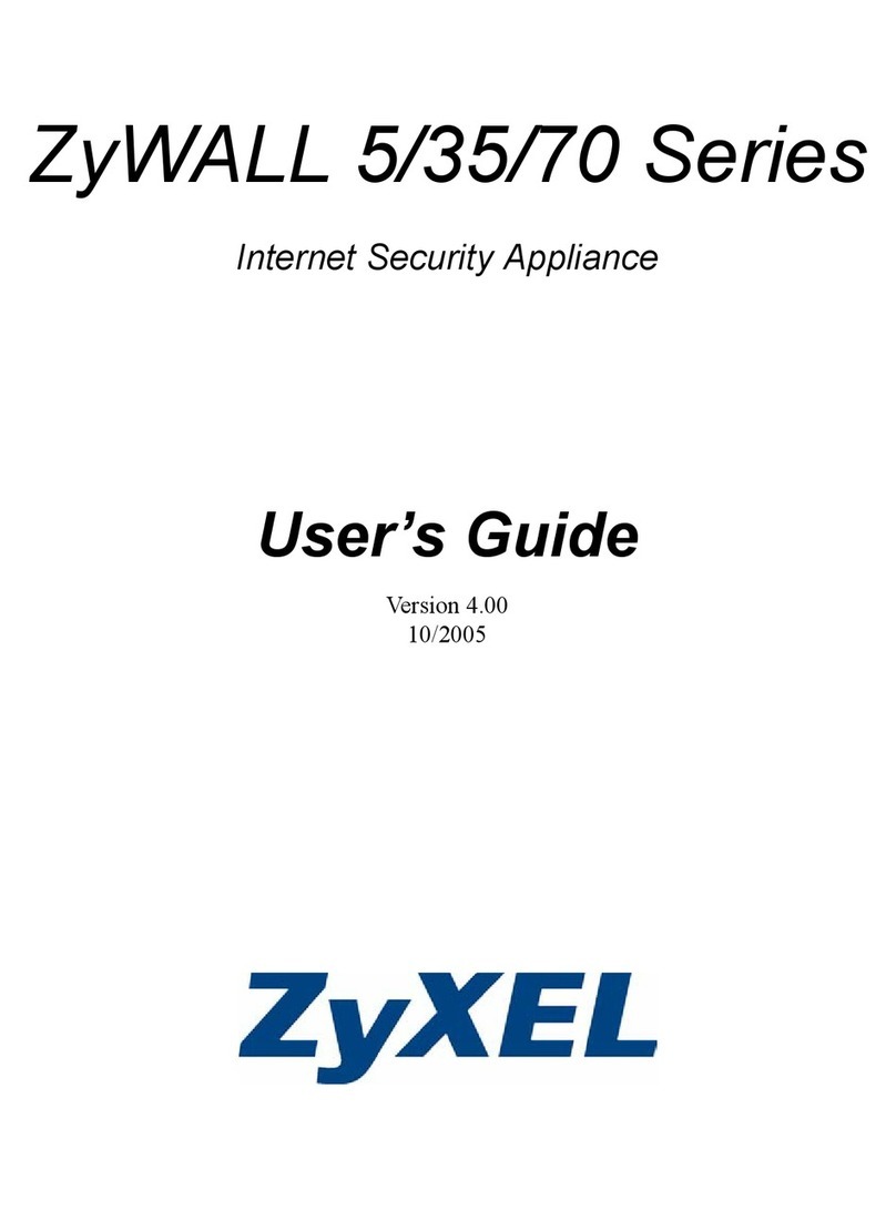 ZyXEL Communications Internet Security Appliance ZyWALL5UTM 4.0 User manual