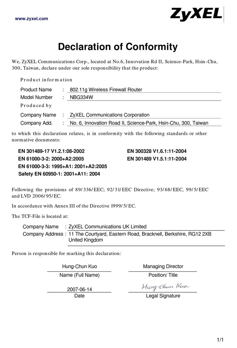 ZyXEL Communications NBG334W Reference guide ZyXEL Communications NBG334W Reference guide