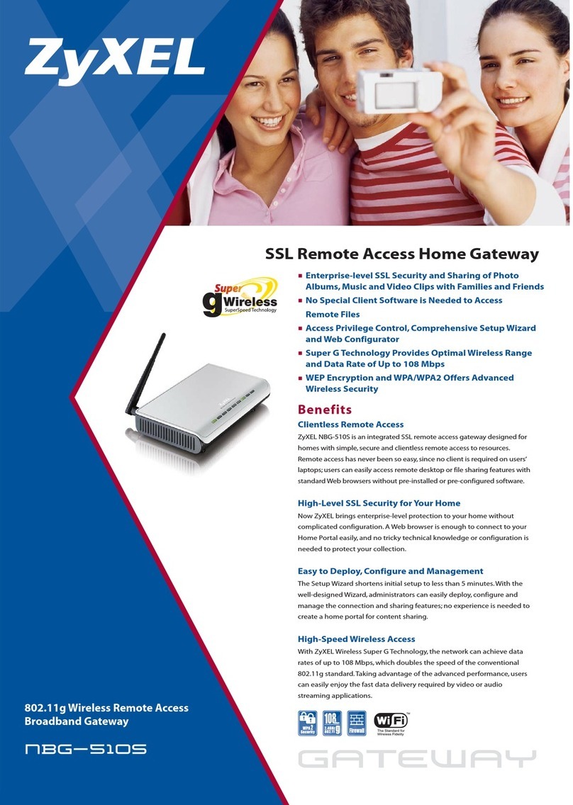 ZyXEL Communications NBG-510S Specifications
