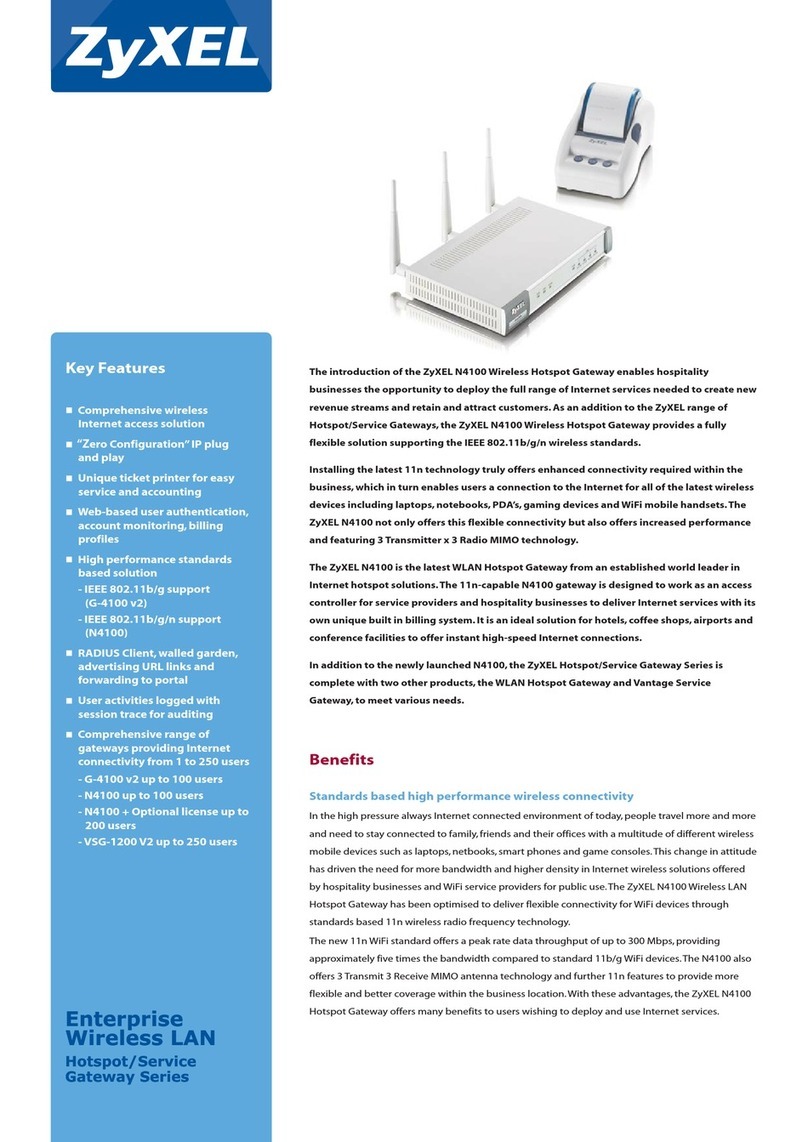 ZyXEL Communications N4100 User manual ZyXEL Communications N4100 User manual