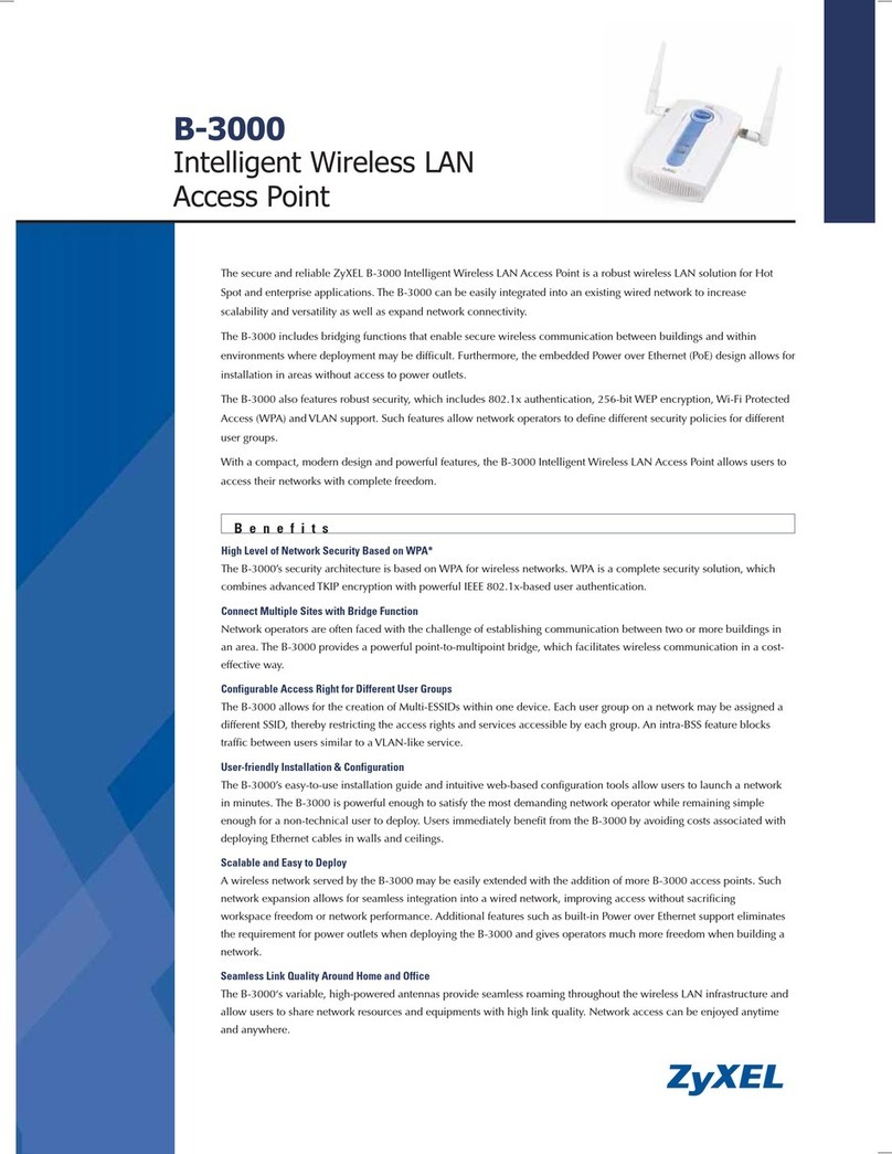 ZyXEL Communications ZyXEL ZyAIR B-3000 User manual