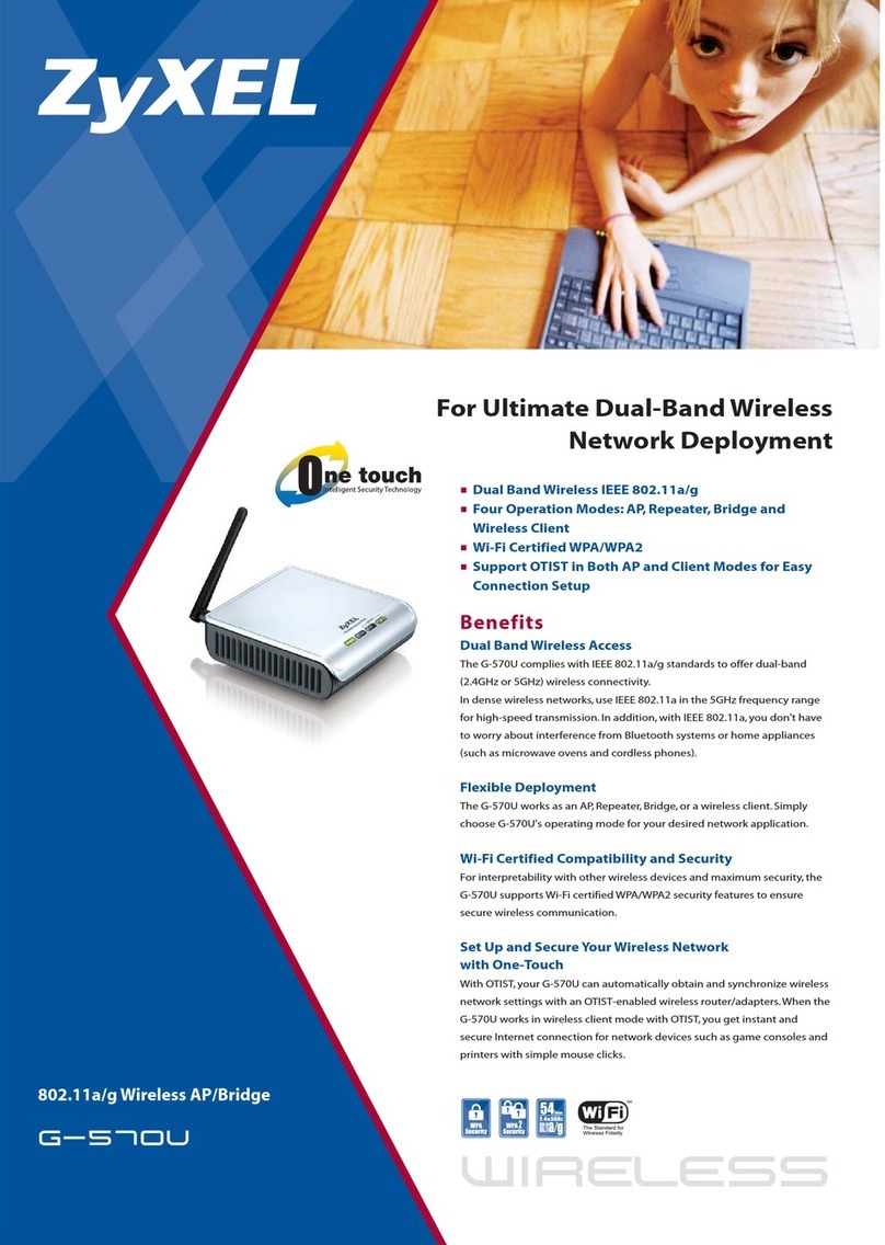 ZyXEL Communications G-570U User manual ZyXEL Communications G-570U User manual