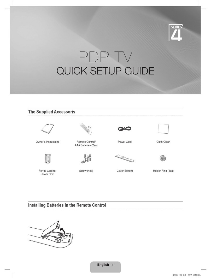 Samsung PS50B451B2W User manual Samsung PS50B451B2W User manual