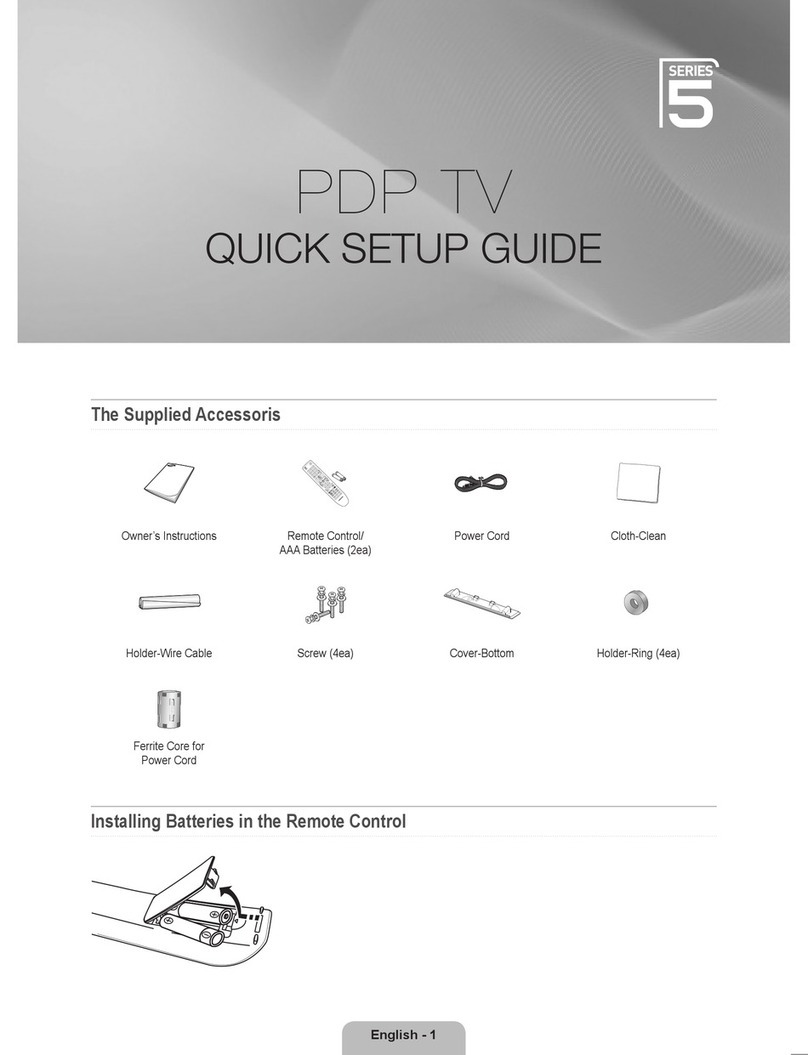 Samsung PS50B530S2W User manual Samsung PS50B530S2W User manual