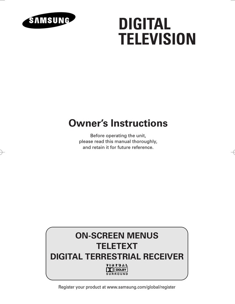 Samsung WS-28M204D Owner's instructions