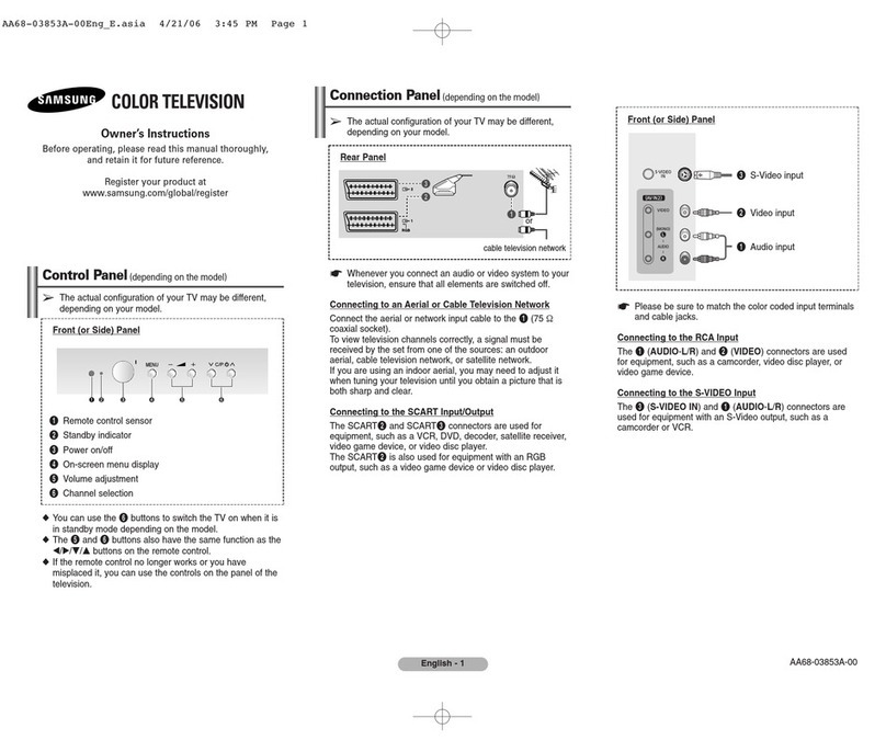 Samsung CW-29Z404N User manual