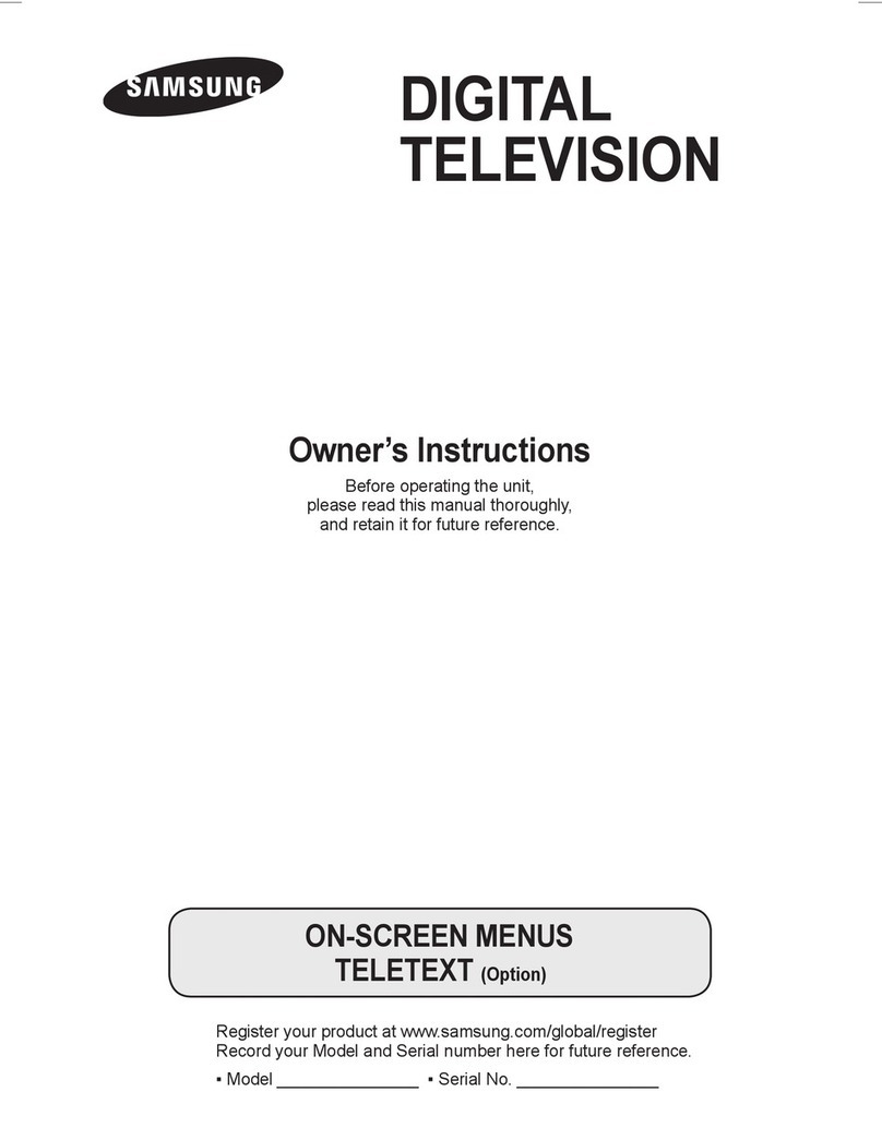 Samsung CW-21Z573B Owner's instructions