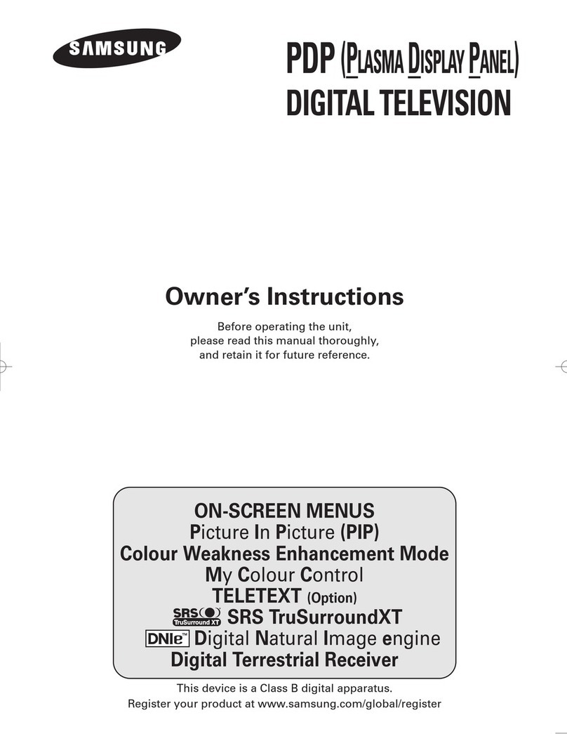 Samsung PS-42D5SD User manual