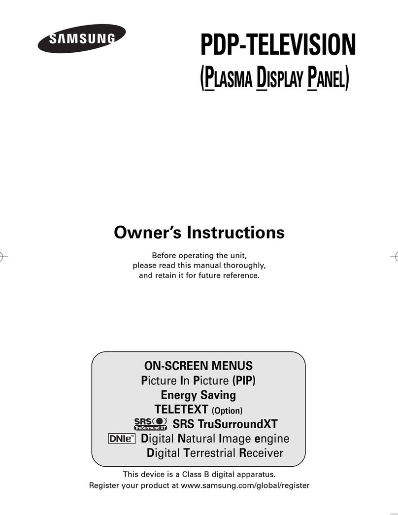 Samsung PS-42C7HD User manual