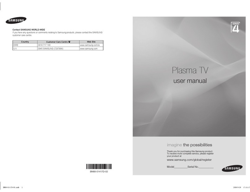 Samsung PS42A451P1 User manual