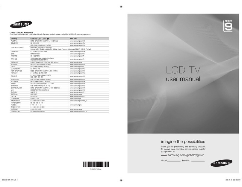 Samsung LE46A966D1W User manual