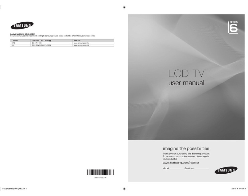 Samsung LE22B650T6W User manual