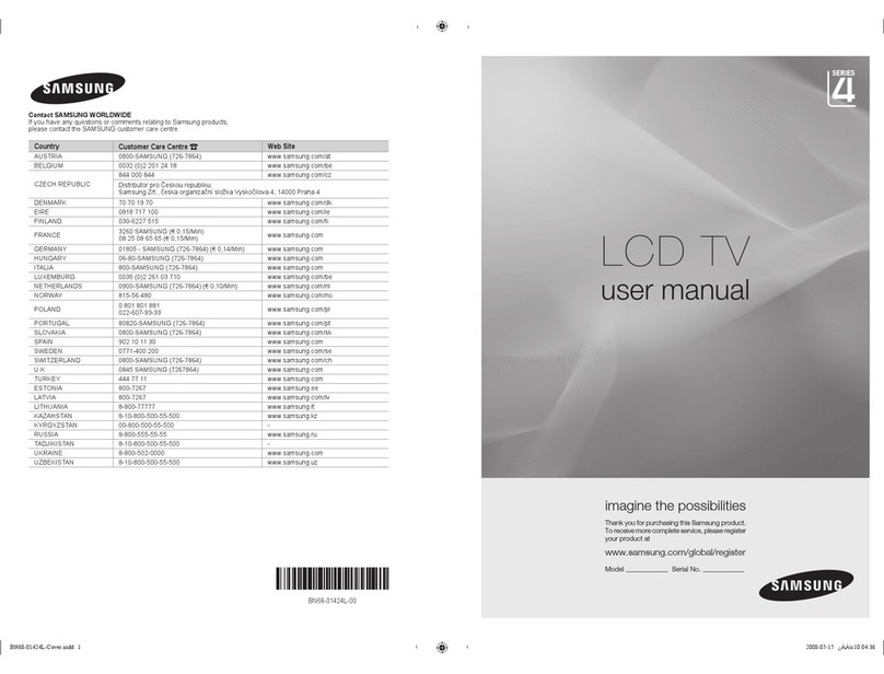 Samsung LE22A455C1D User manual