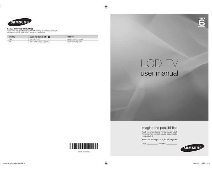 Samsung LE19A656A1D User manual