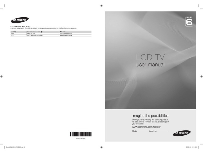 Samsung LE19B650T6W User manual