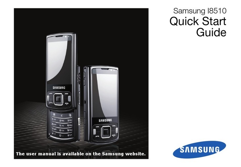 Samsung GT-I8510 quick start guide