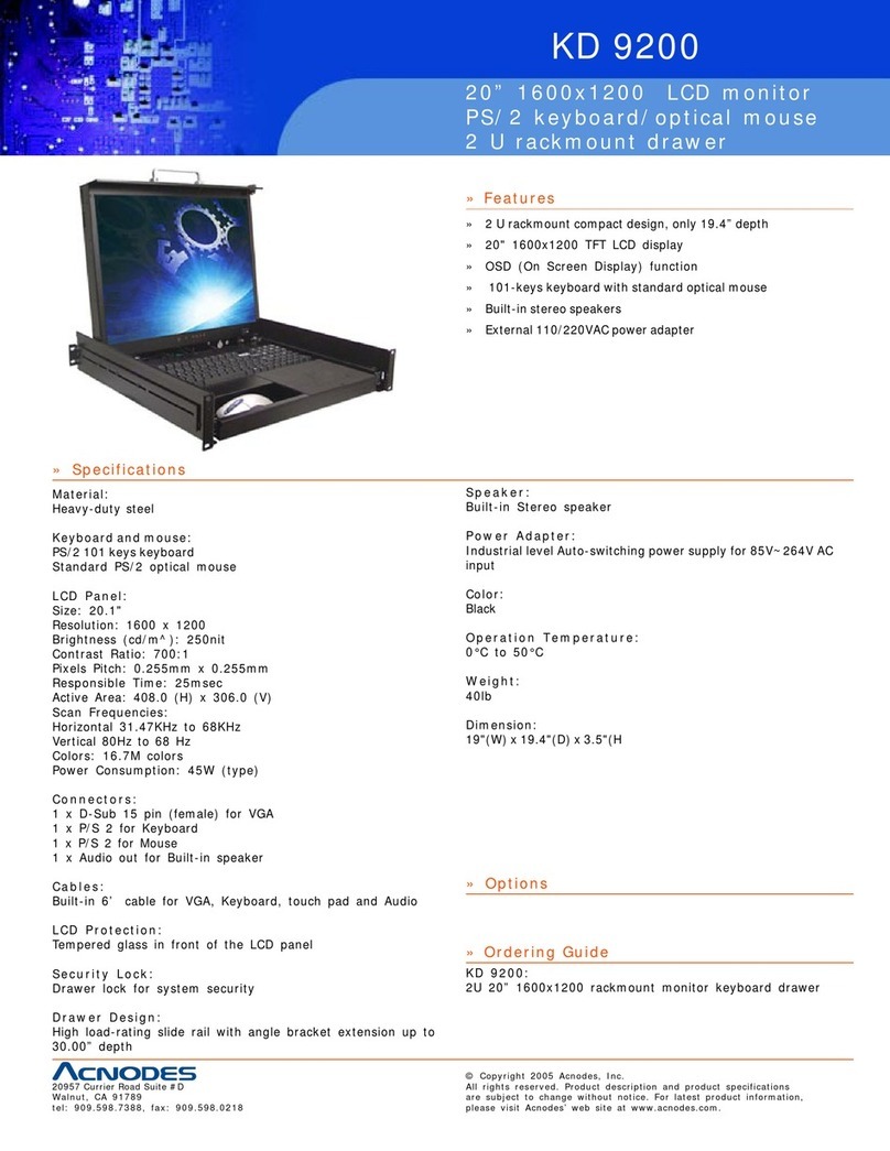 Acnodes KD 9200 User manual