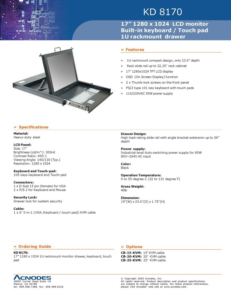 Acnodes KD 8170 User manual