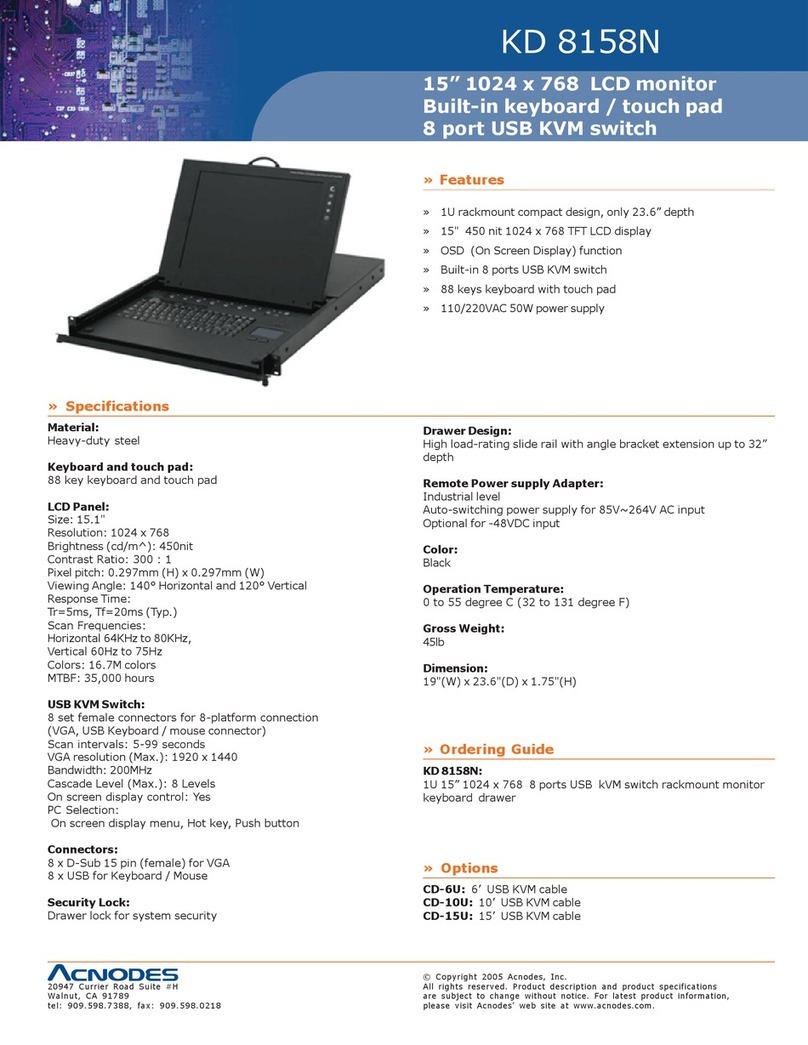 Acnodes KD 8158N User manual