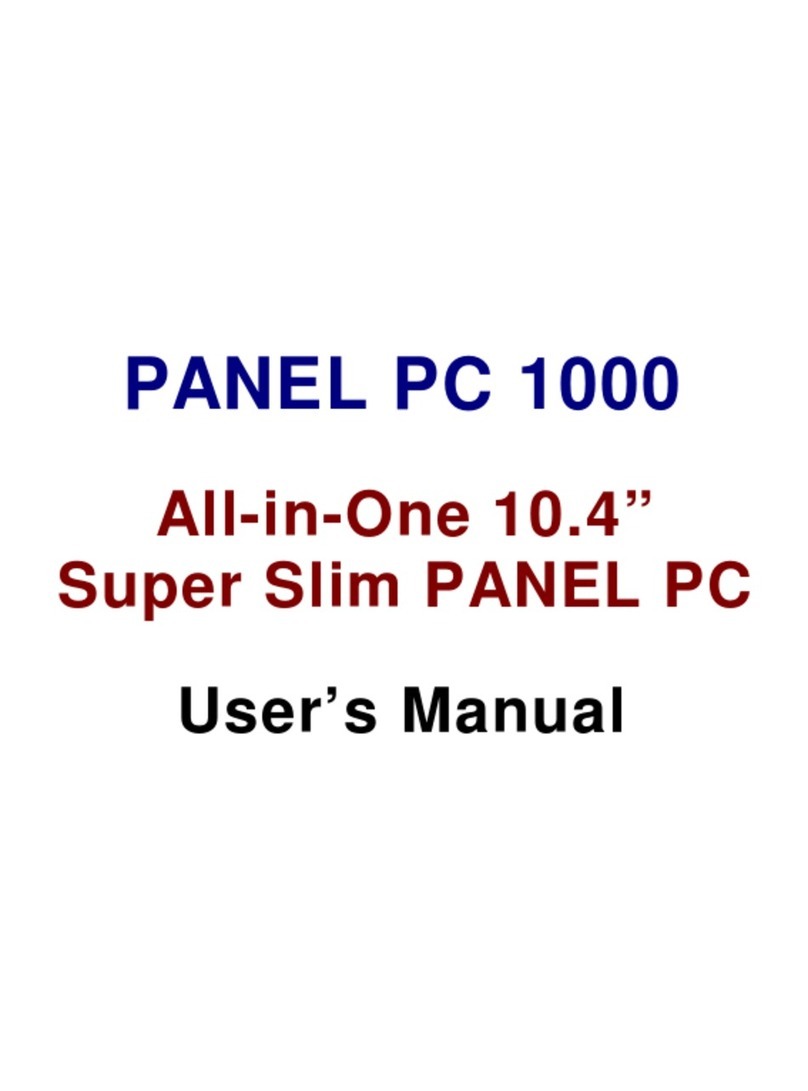 Acnodes PANEL PC 1000 User manual